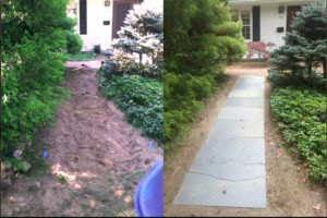 Hardscaping Before and After