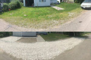 Hardscaping Before and After